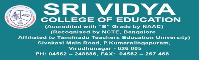 Sri Vidya College of Education-logo