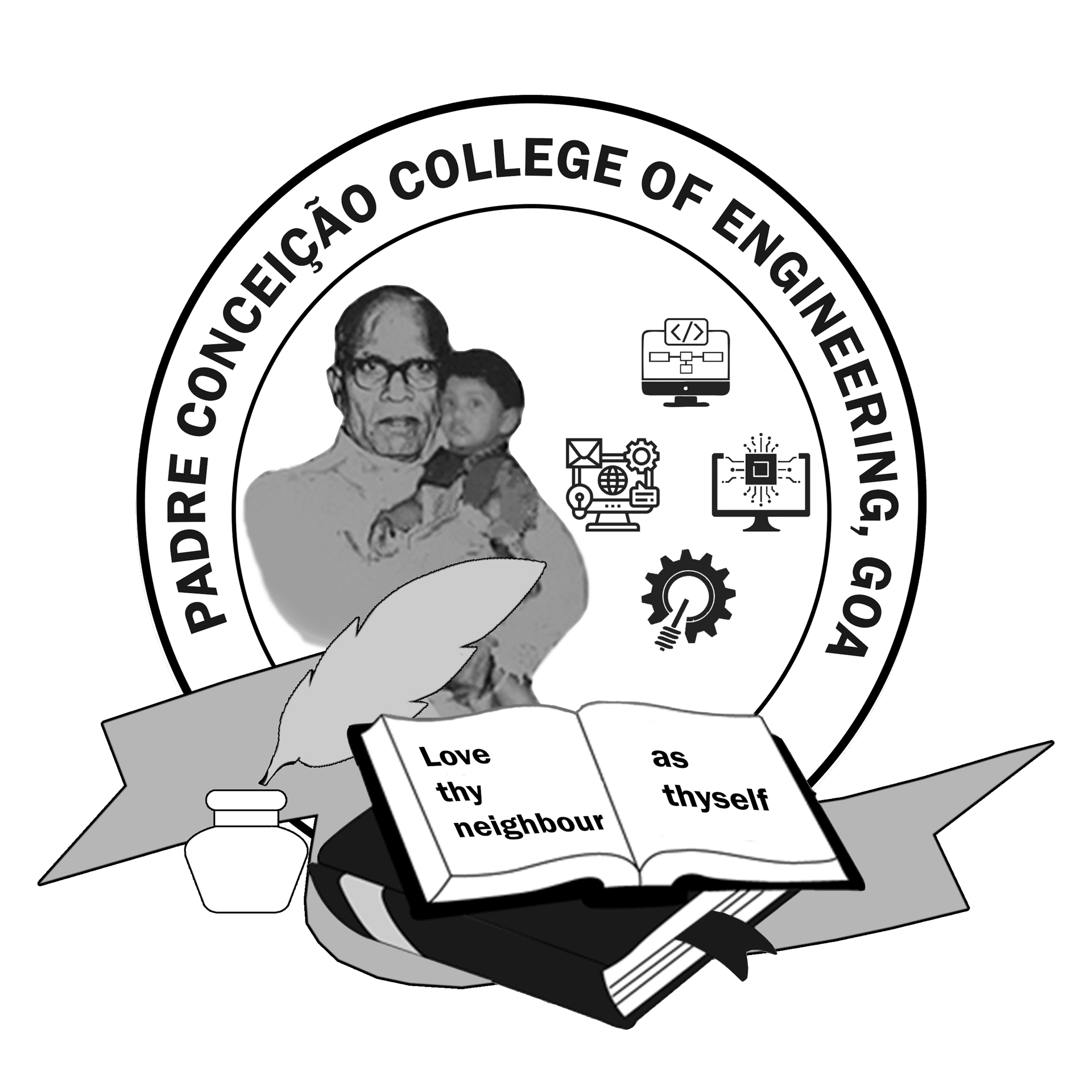 Padre Conceicao College of Engineering-logo
