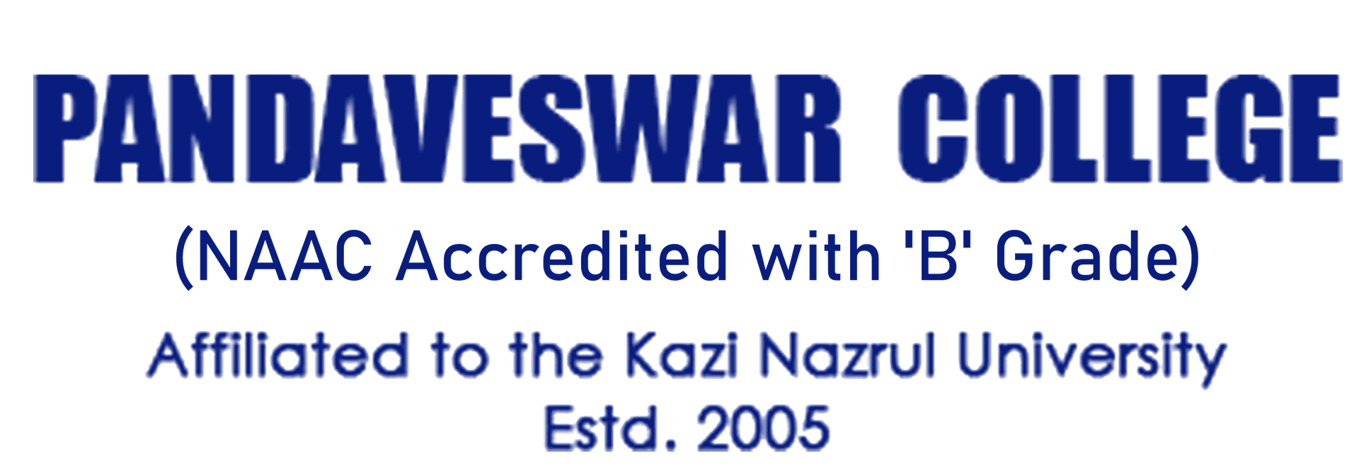 Pandaveswar College logo